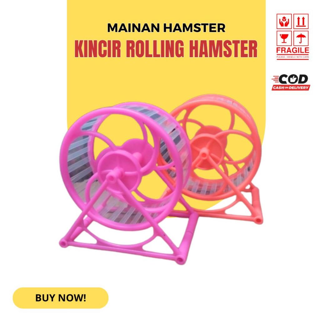 Rolling Hamter Mainan Hamster Multiwarna