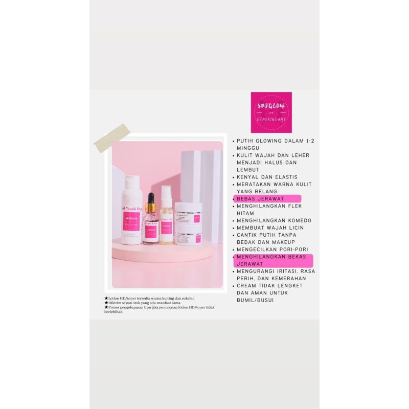 PAKET SPFGLOW SKINCARE