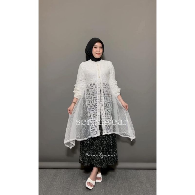Altha Outer Tunik Brocade Layer |Outer Layer | Outer Wisuda | Outer Kondangan | Outer Lebaran | Outer Kebaya |