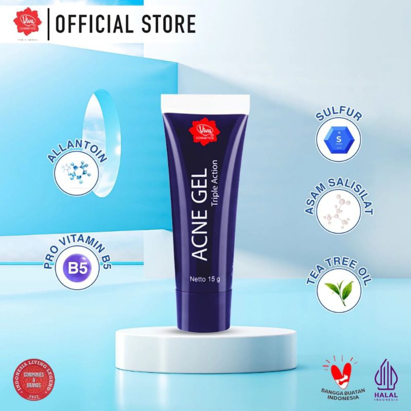 Viva acne gel triple action