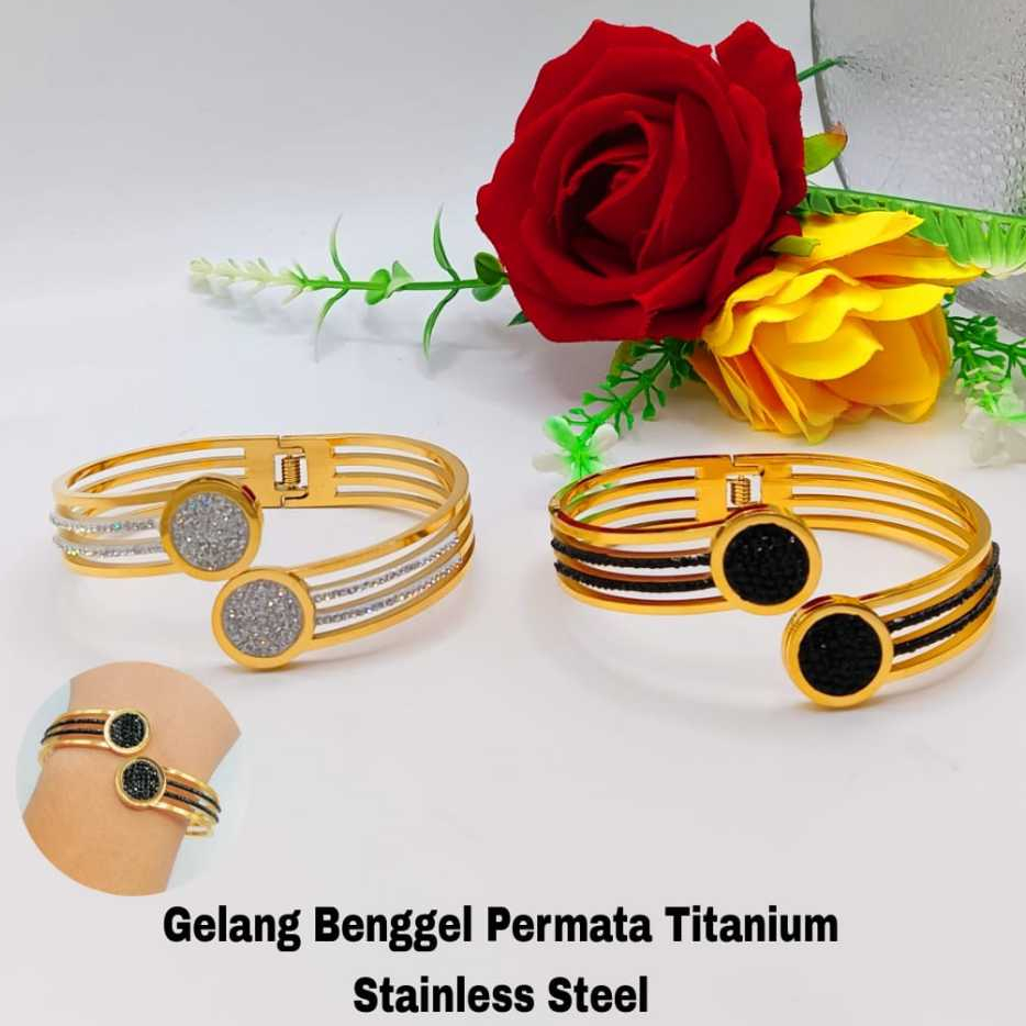 GELANG BANGLE PERMATA TITANIUM