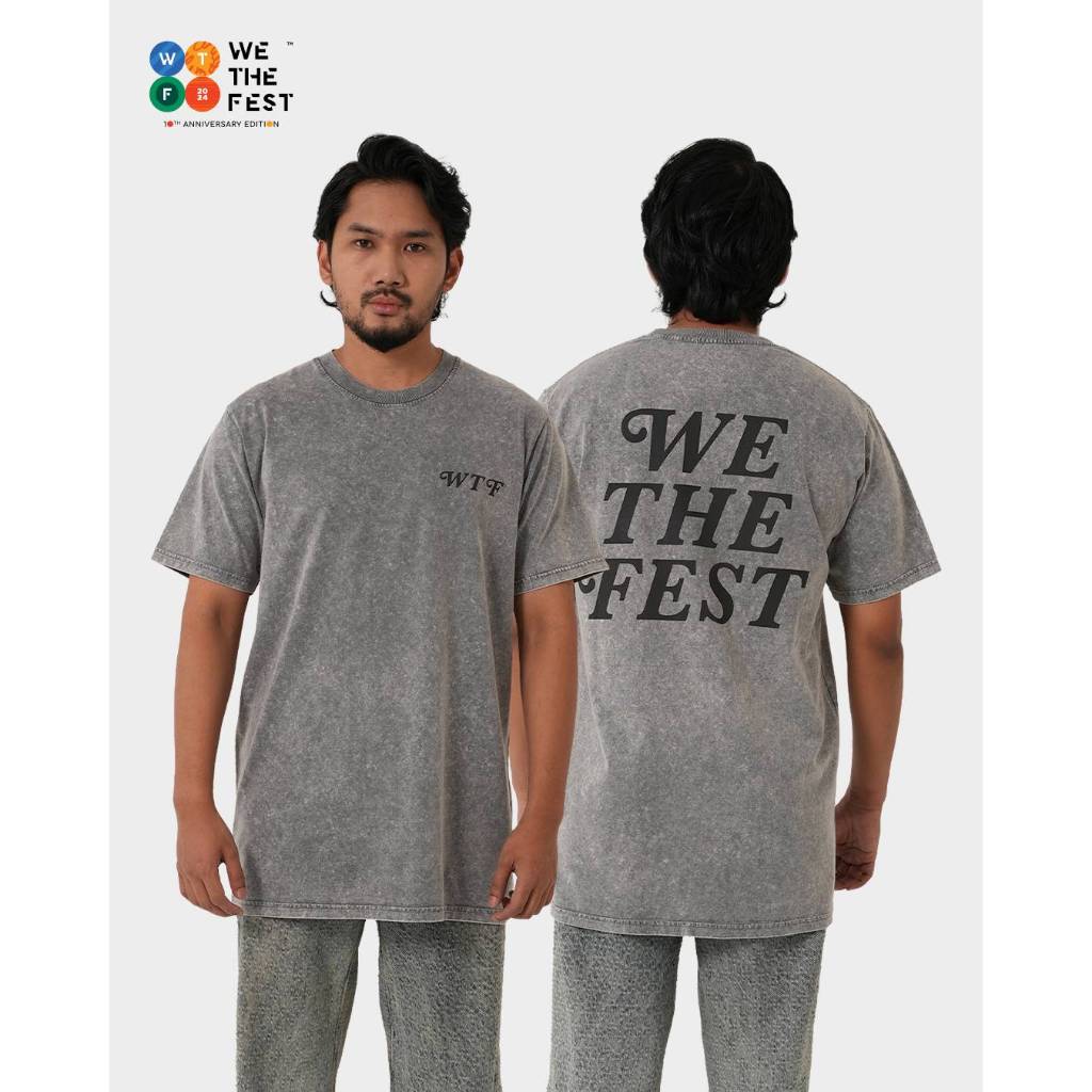 Kaos WTF Echoed Breezy Washed Grey Tee