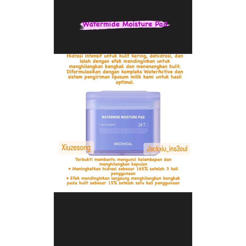 Mediheal Watermide Moisture Pad