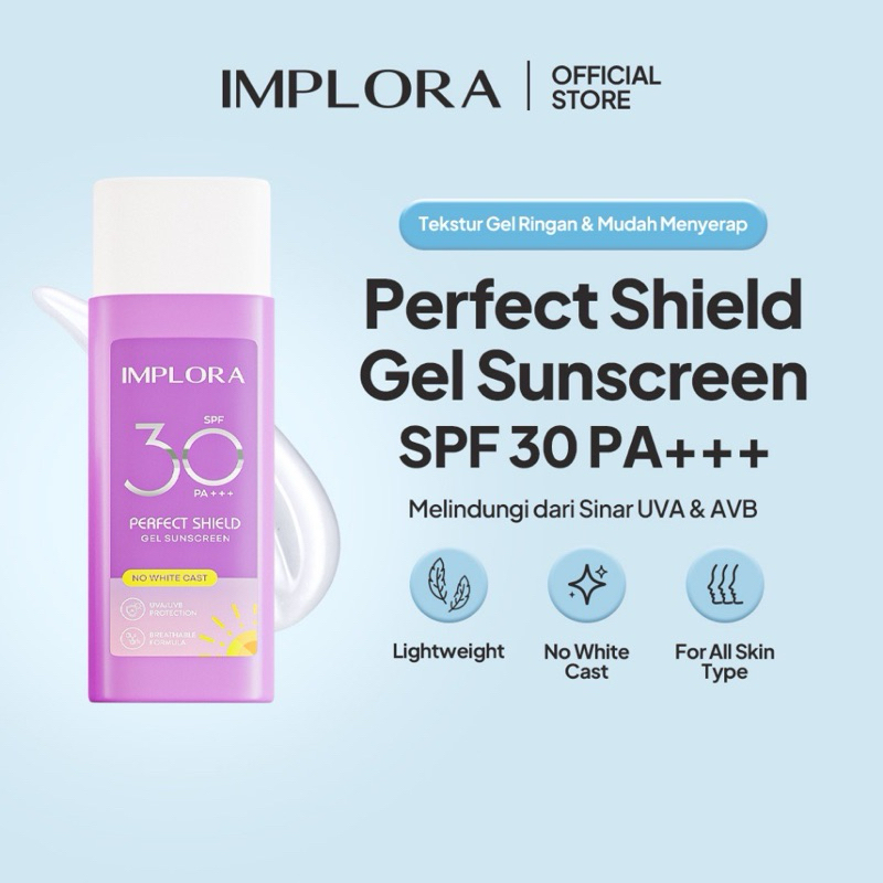 IMPLORA PERFECT SHIELD GEL SUNSCREEN SPF 30 PA+++