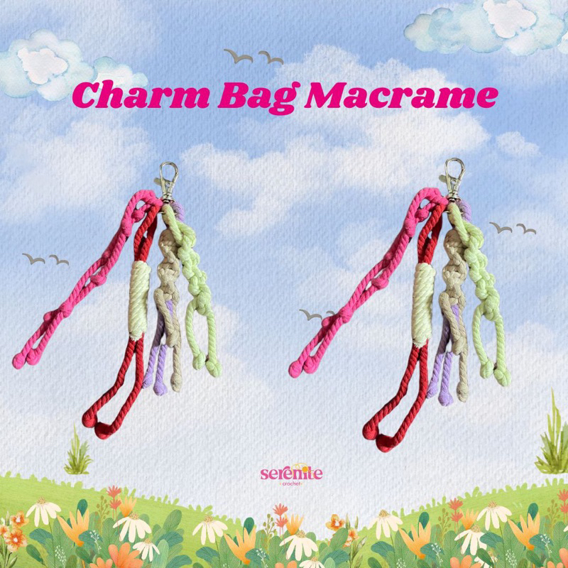Bag Charm Macrame