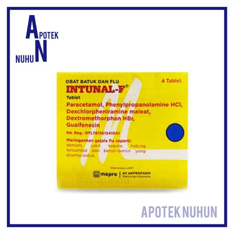 Intunal F Strip 4 Tablet