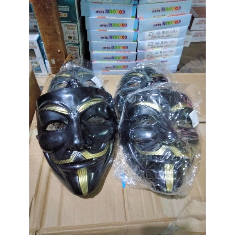 TOPENG HECKER HITAM