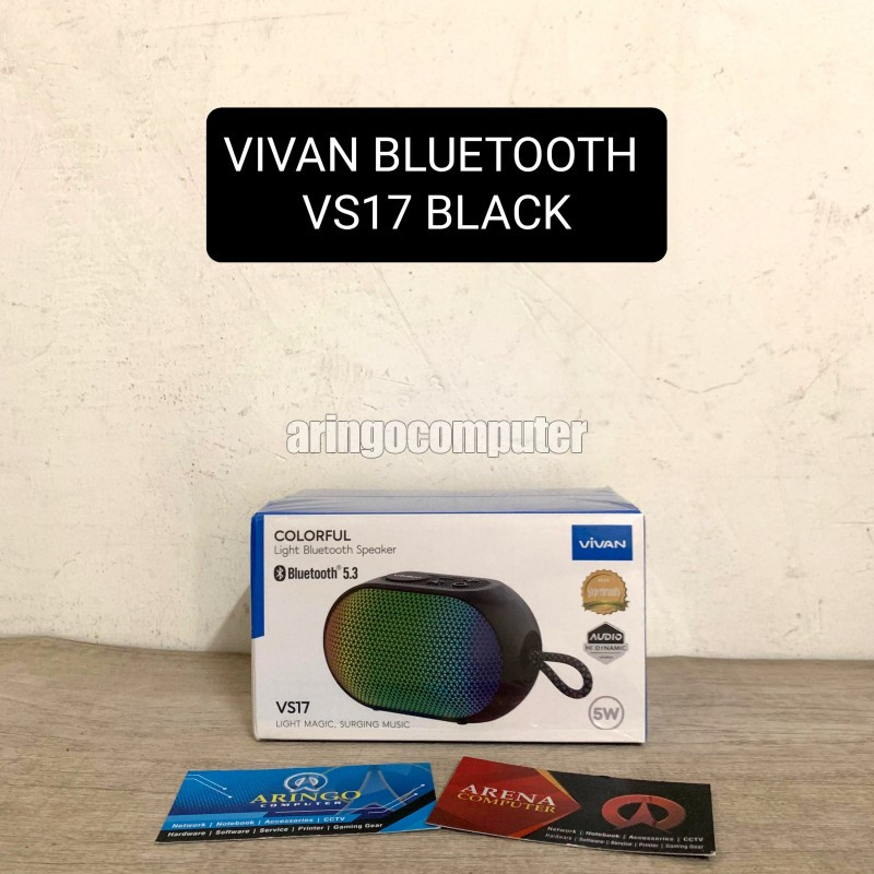 Speaker VIVAN BLUETOOTH VS17 BLACK
