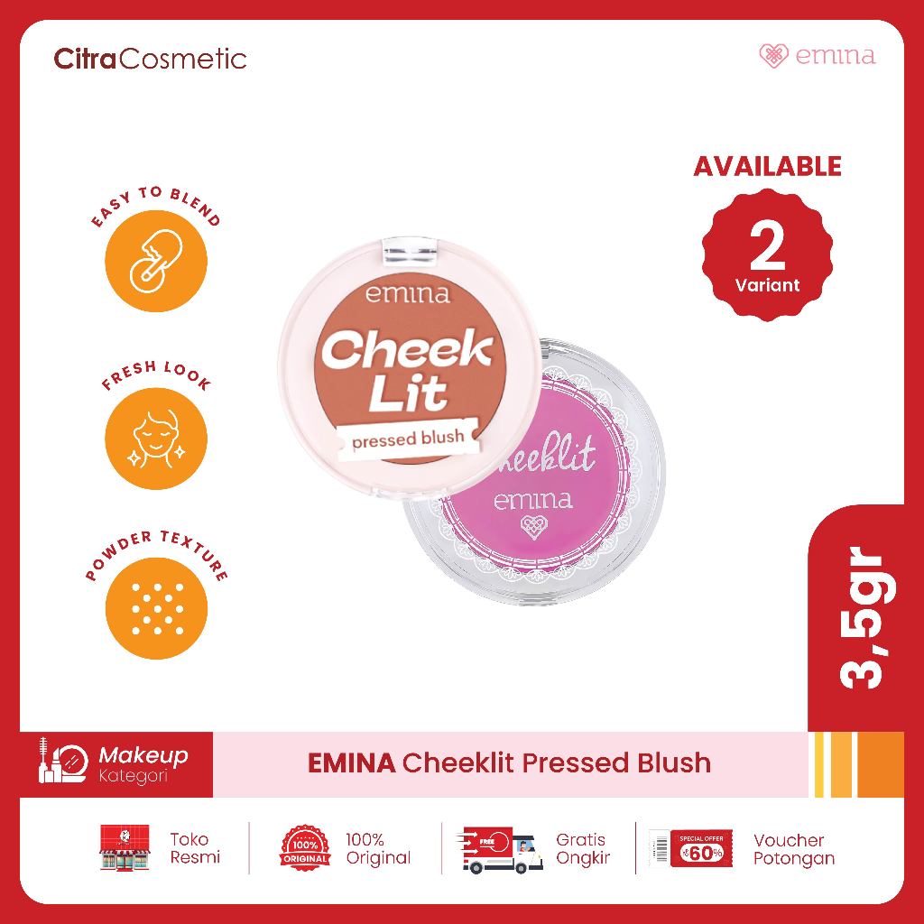 Emina Cheeklit Pressed Blush