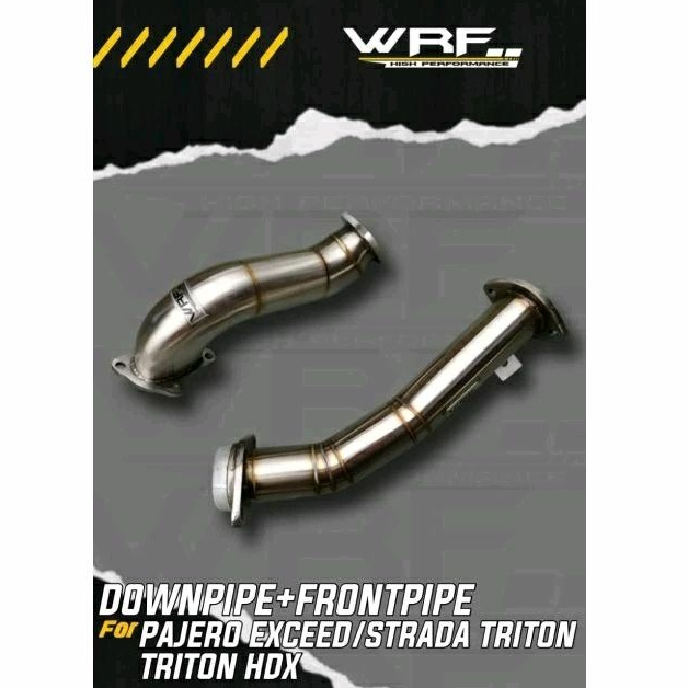 DOWNPIPE FRONTPIPE PAJERO EXCEED