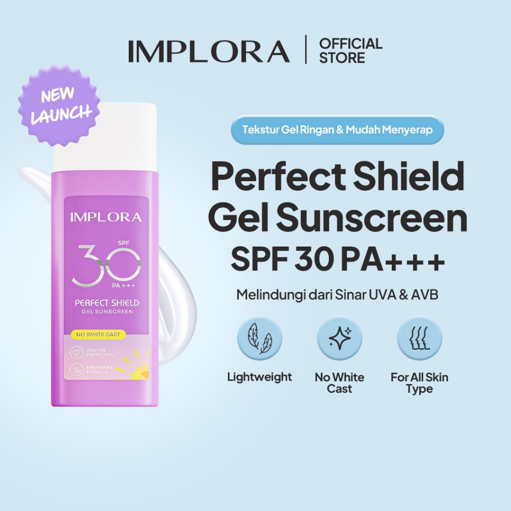 IMPLORA PERFECT SHIELD GEL SUNSCREEN SPF 30PA+++ 50ML
