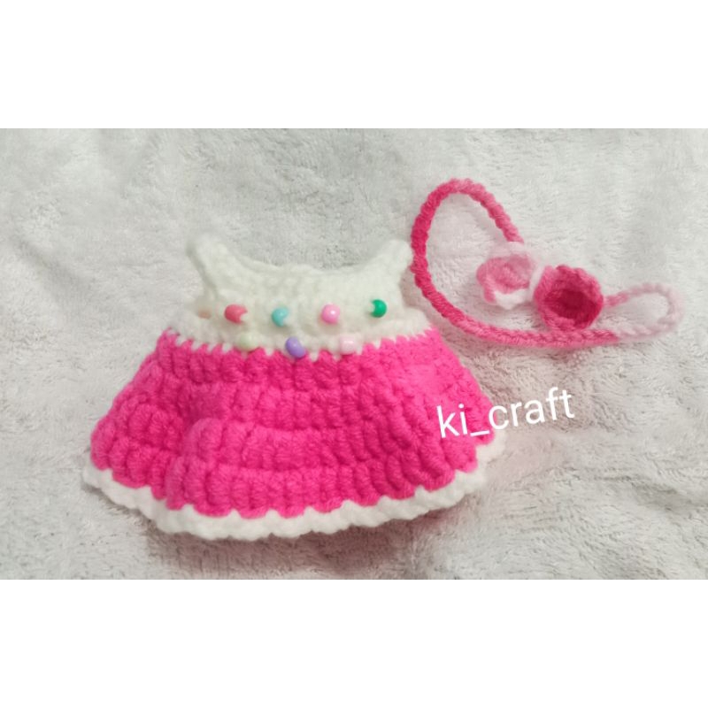 outfit labubu rajut