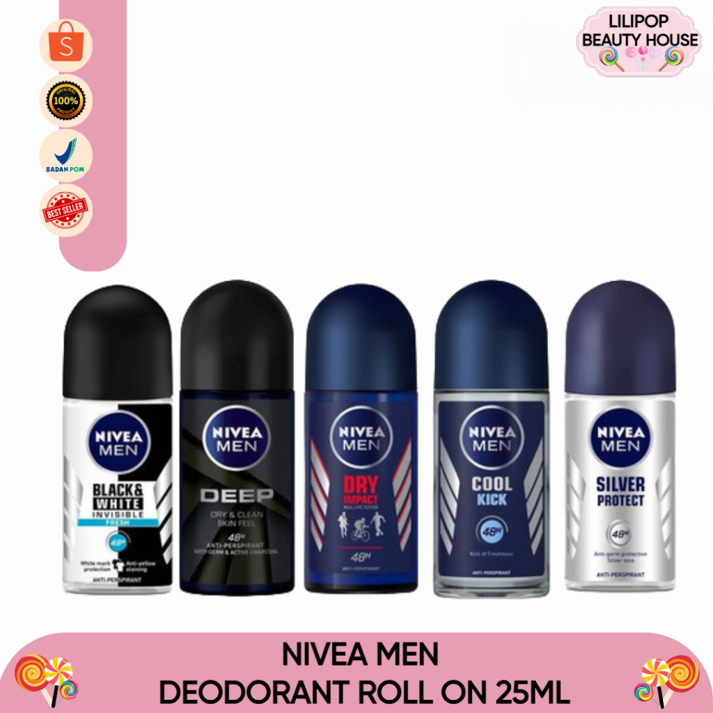 NIVEA MEN DEODORANT ROLL ON 25ML