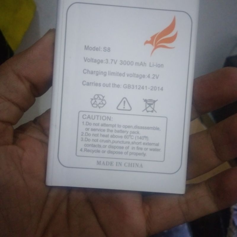 Batre Maxtron S8