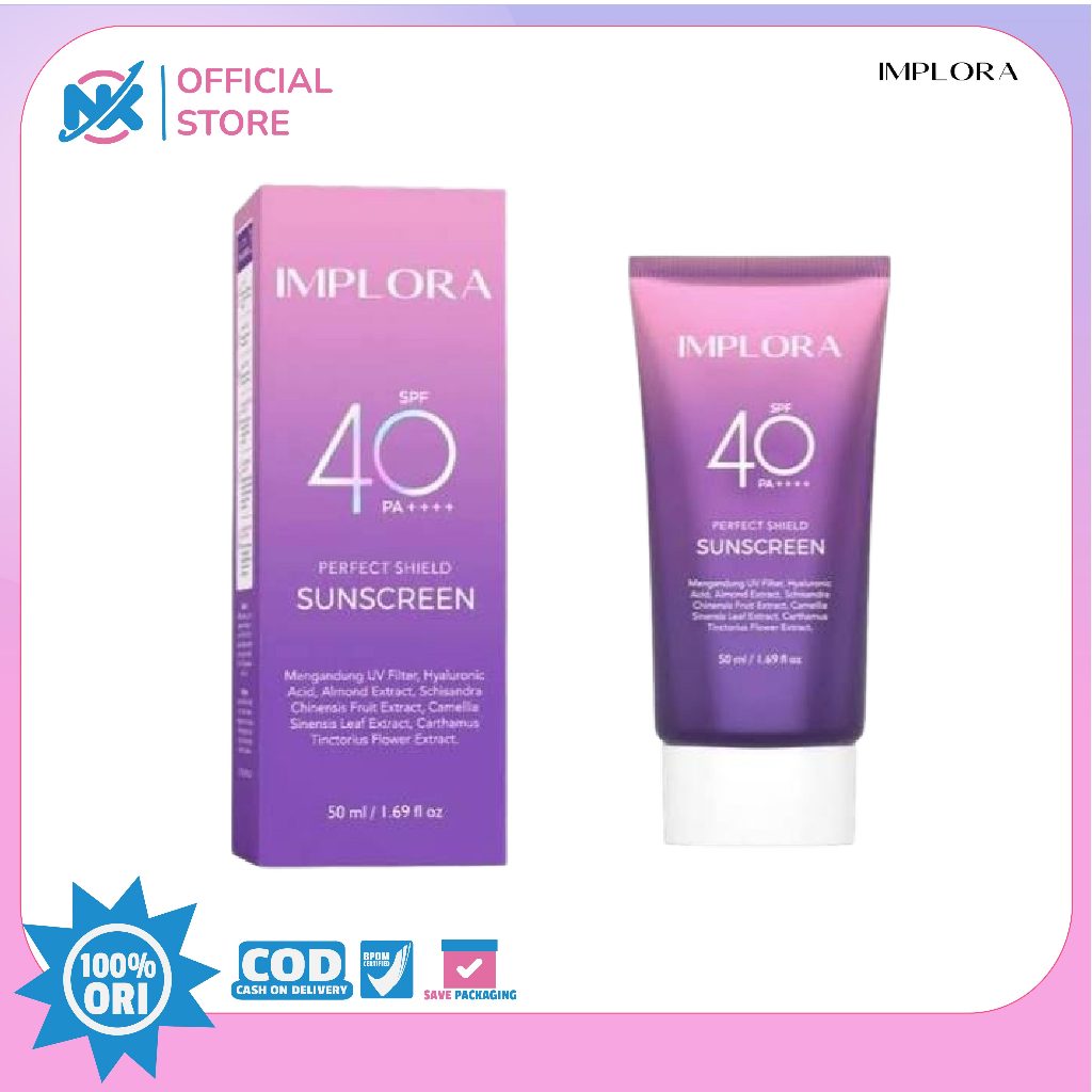Implora Perfect Shield Sunscreen SPF 40 PA++++ 50 ml
