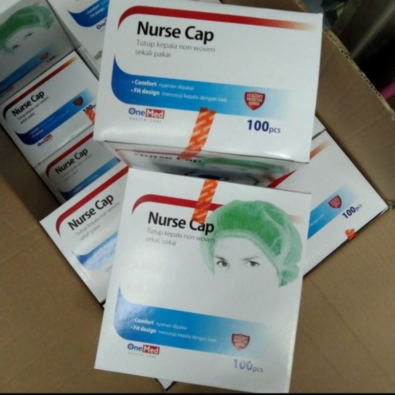 ONEMED NURSE CAP ( 1BOX= 100 pcs)