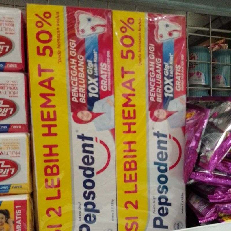 Pepsodent 225g x 2 pcs