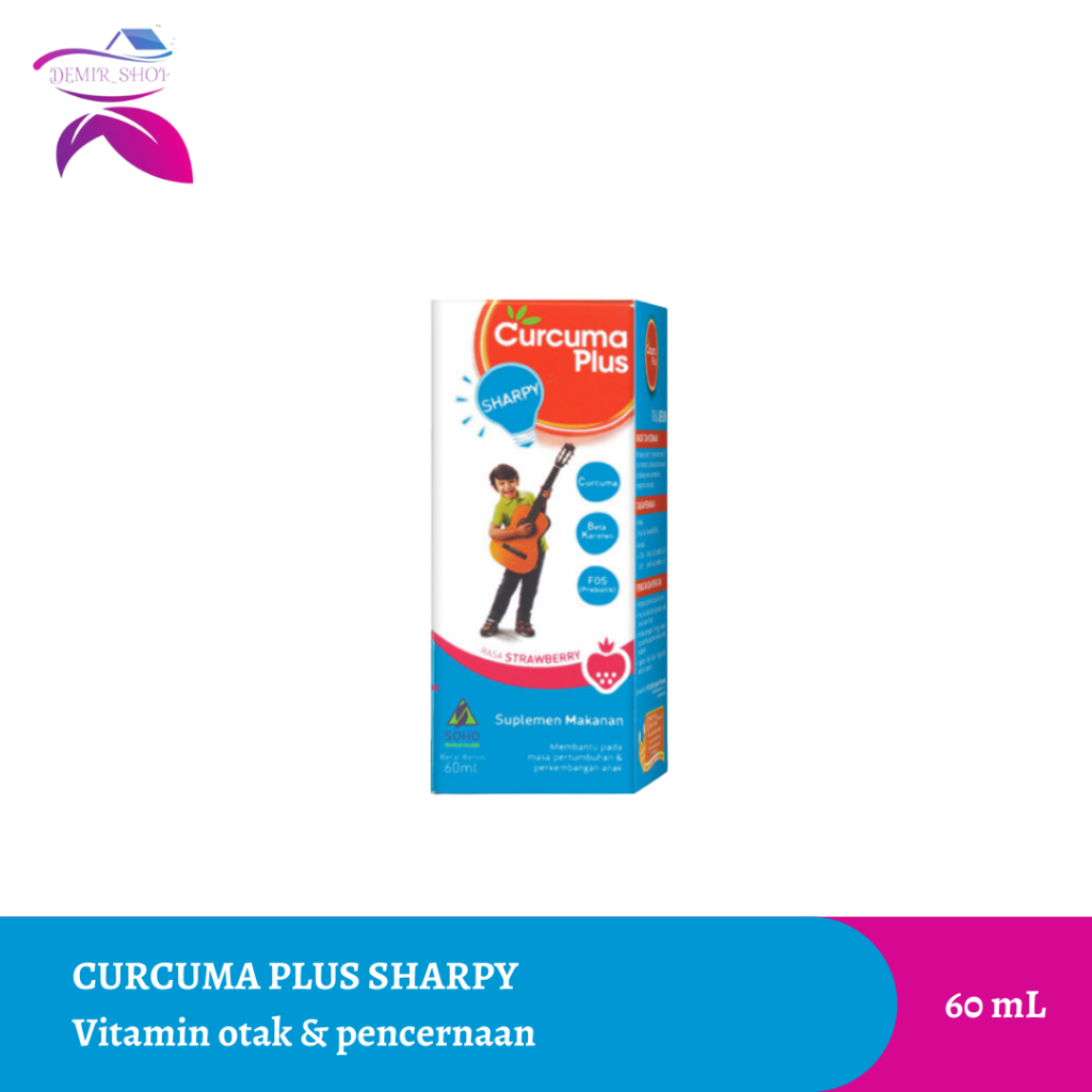 Curcuma Plus Sharpy Rasa Jeruk Sirup 60 ml