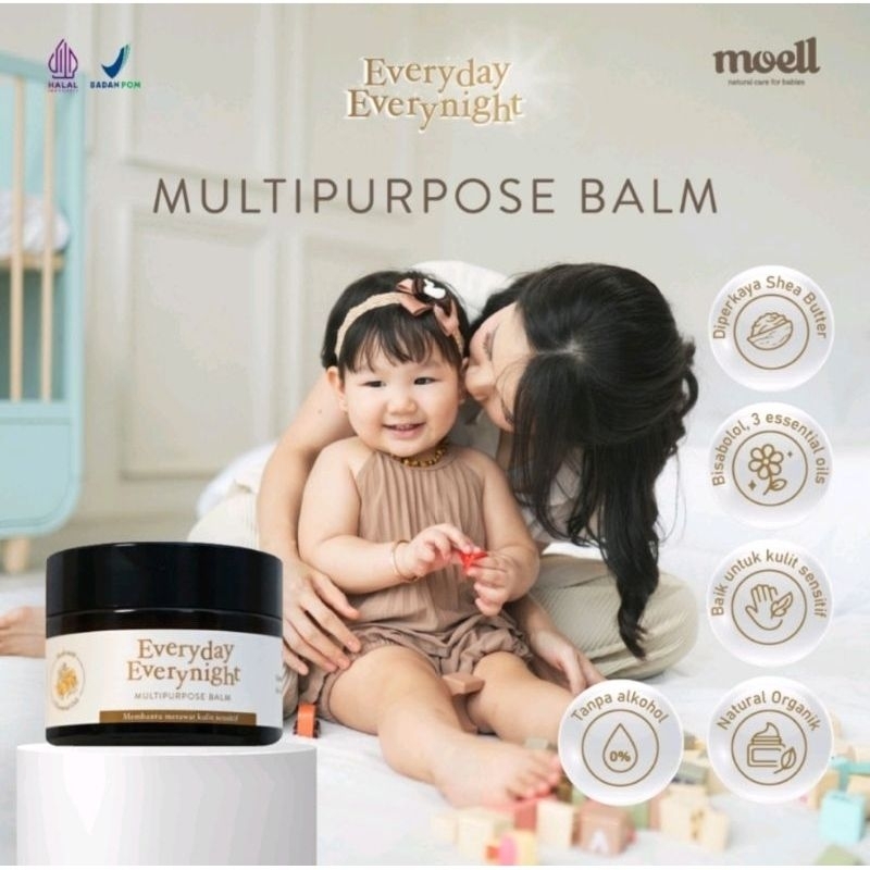 MOELL EVERYDAY EVERYNIGHT MULTIPURPOSE BALM