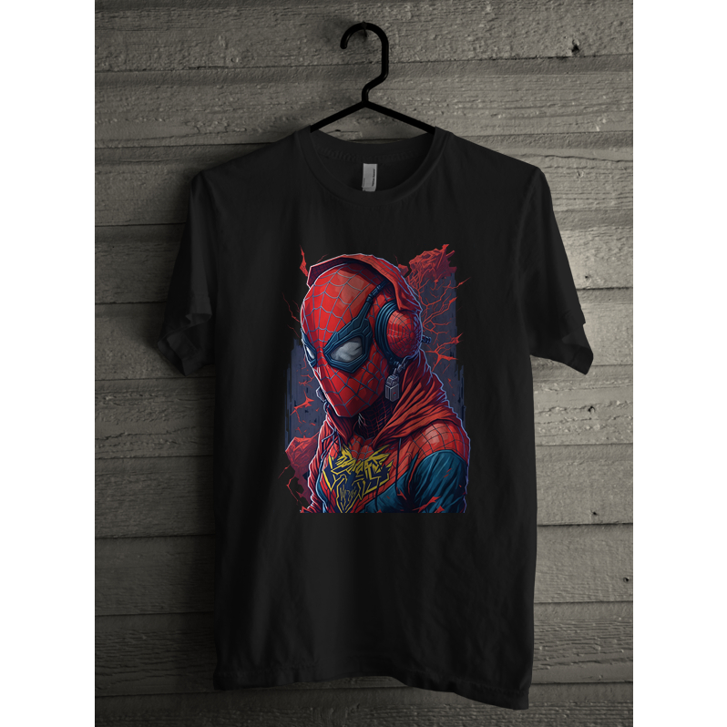 kaos spiderman