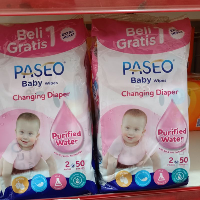 Paseo Tisue basah 4pcs
