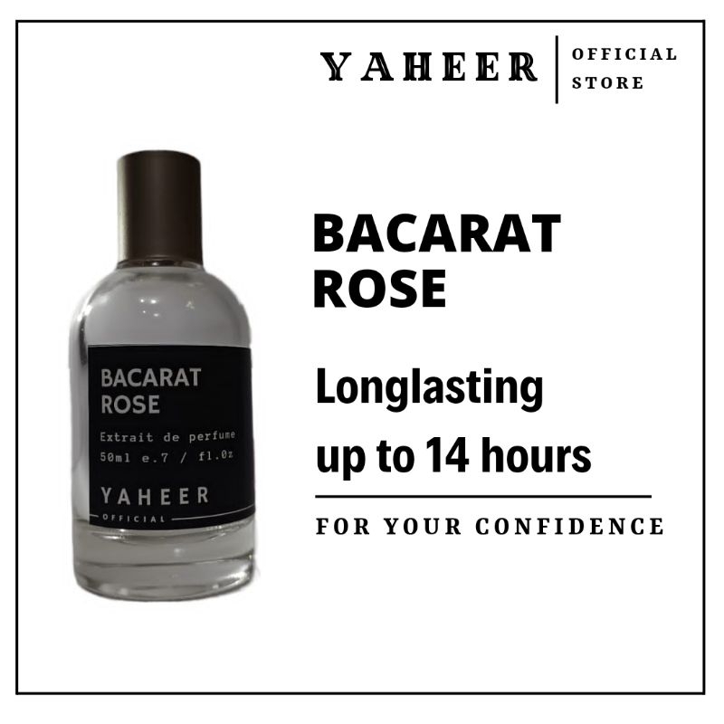 YAHEER PARFUM B4C4R4TE ROSE