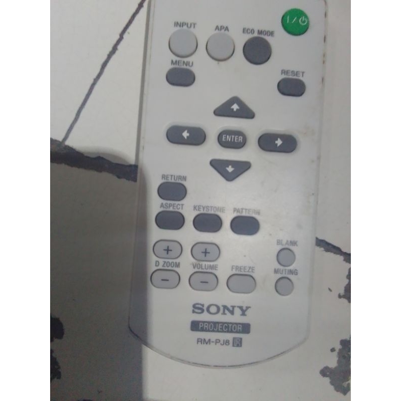 remote proyektor SONY RM-PJ8
