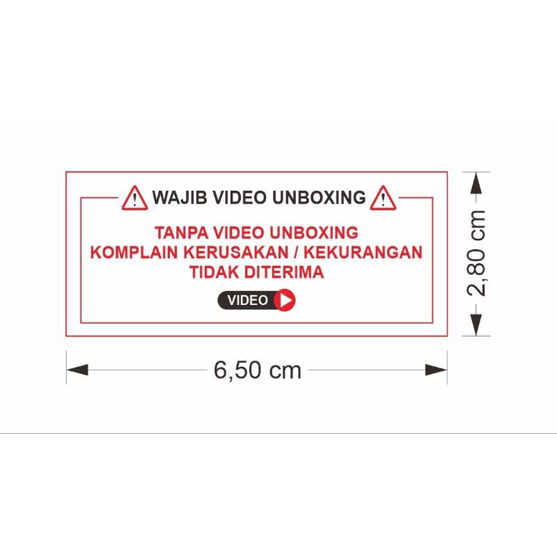 Sticker Video Unboxing