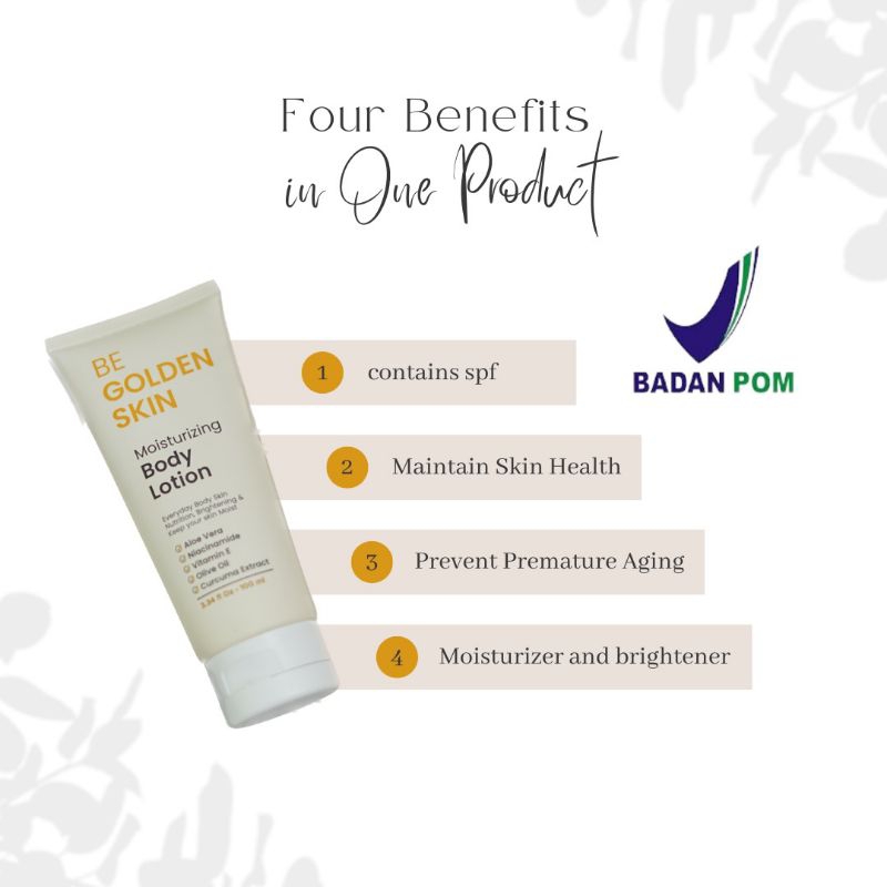 paket 2 pcs lotion begoldenskin