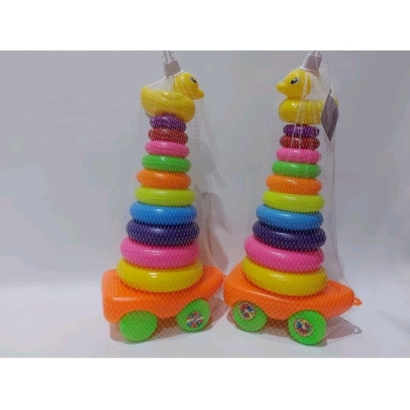 Mainan anak ring donat roda