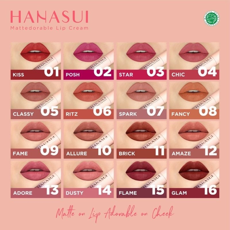 Lipcream hanasui matte dorable
