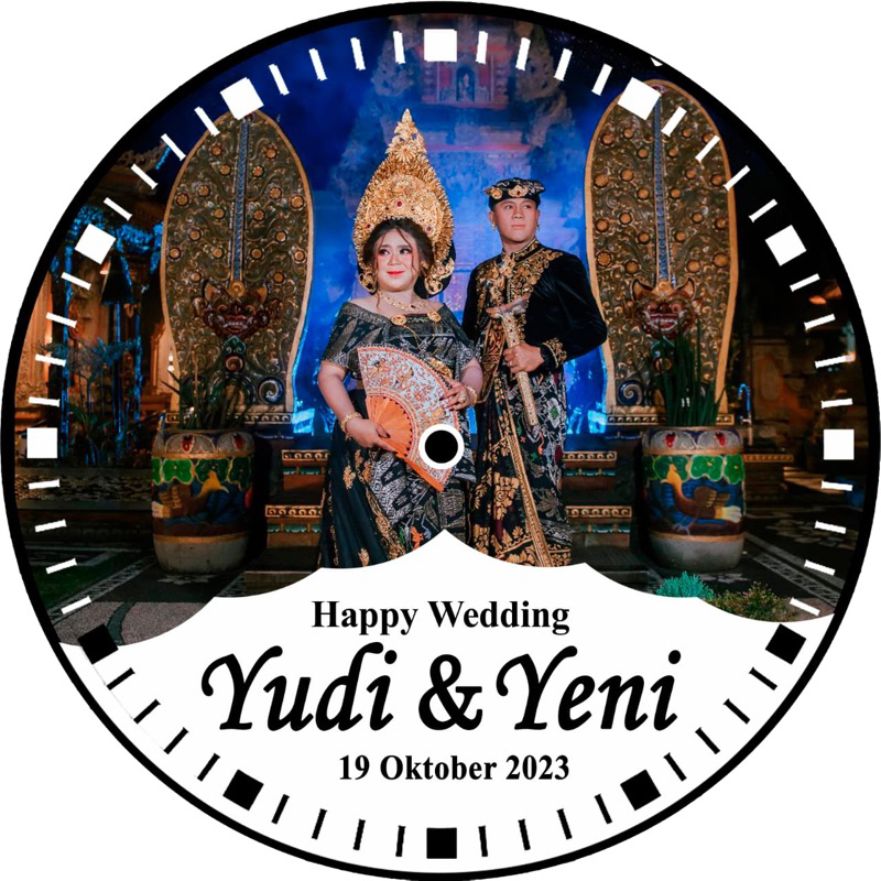 Jam Dinding Custom Design