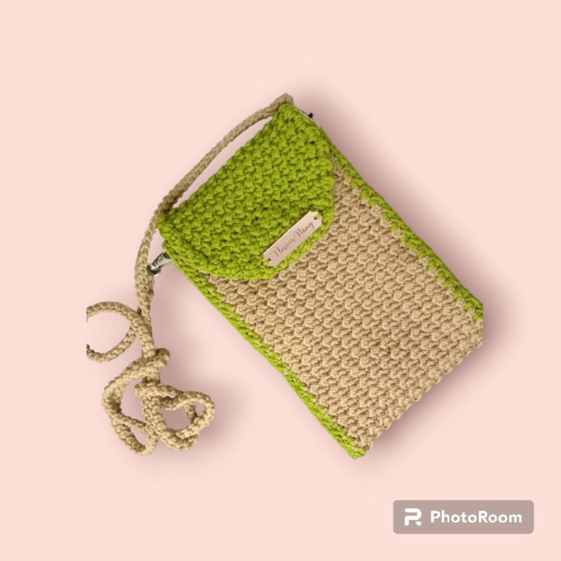 Tas Rajut Sling Bag Wave