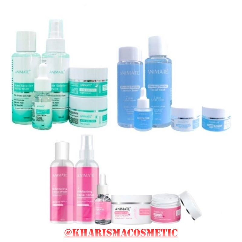 animate set brigtening, acne, glowtening