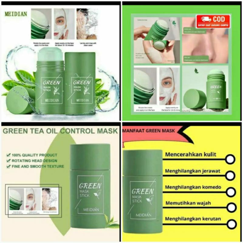 Greentea Mask & Masker Stick