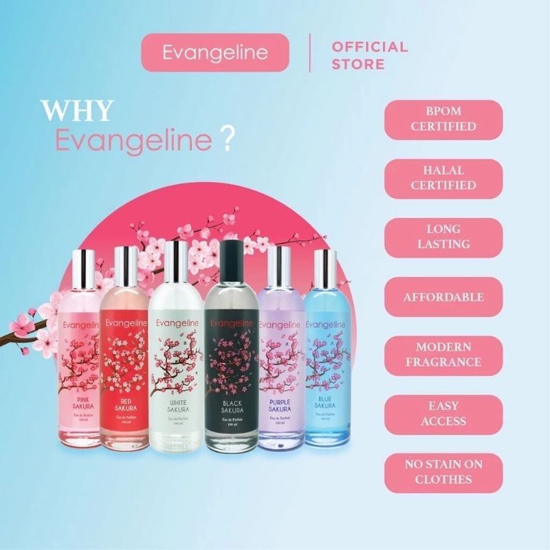EVANGELINE  parfum sakura 100ml