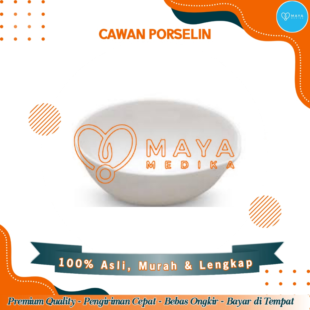 Cawan Penguap/ Porselen