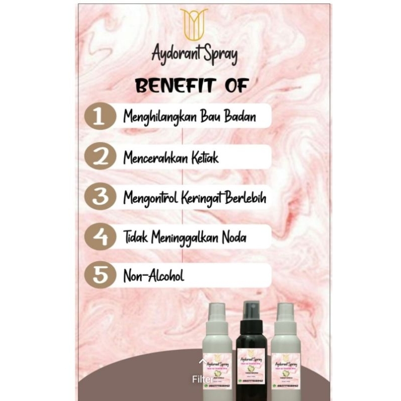 tawas cair deodorant spray 100ml