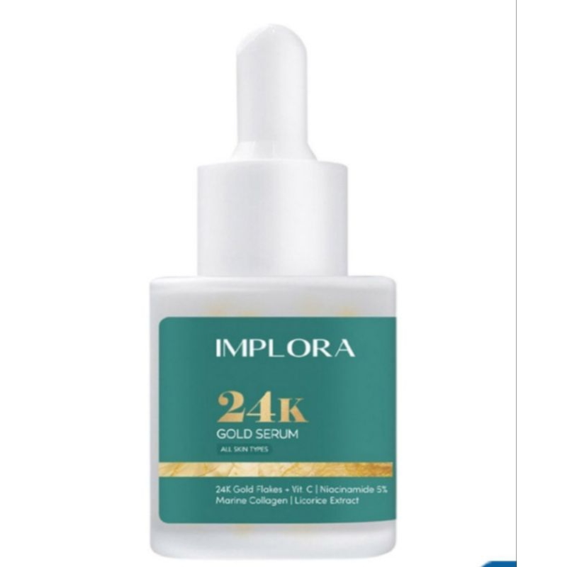 implora gold 24k face serum 20ml