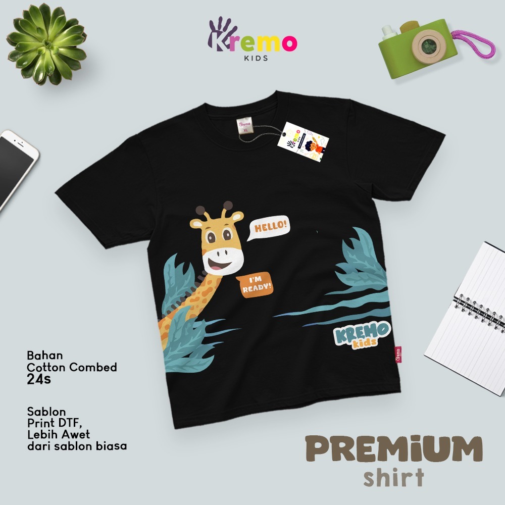 KAOS ANAK PREMIUM "JERAPAH"