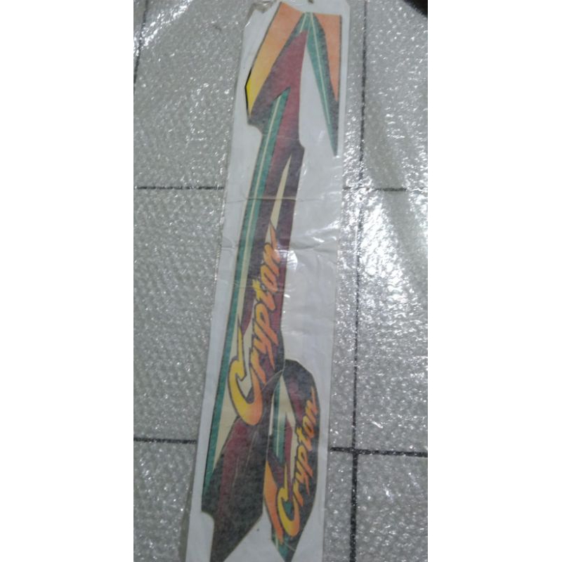 sticker striping lis body yamaha criptone