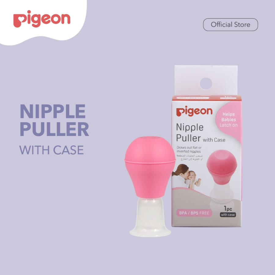 Pigeon Nipple Puller With Case / Alat Penarik Puting
