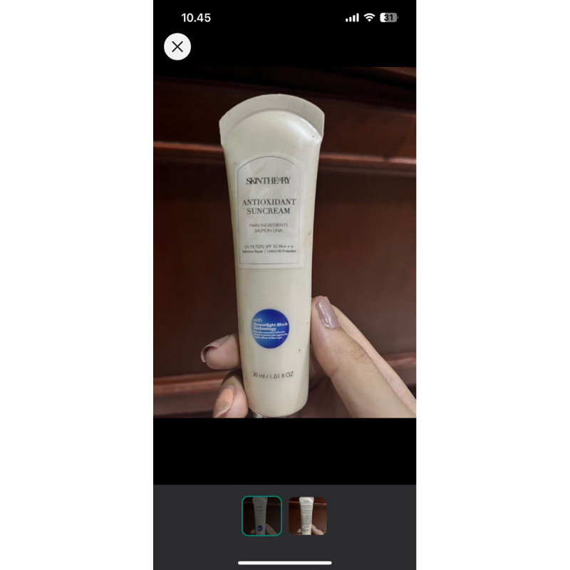 sunscreen skin theory