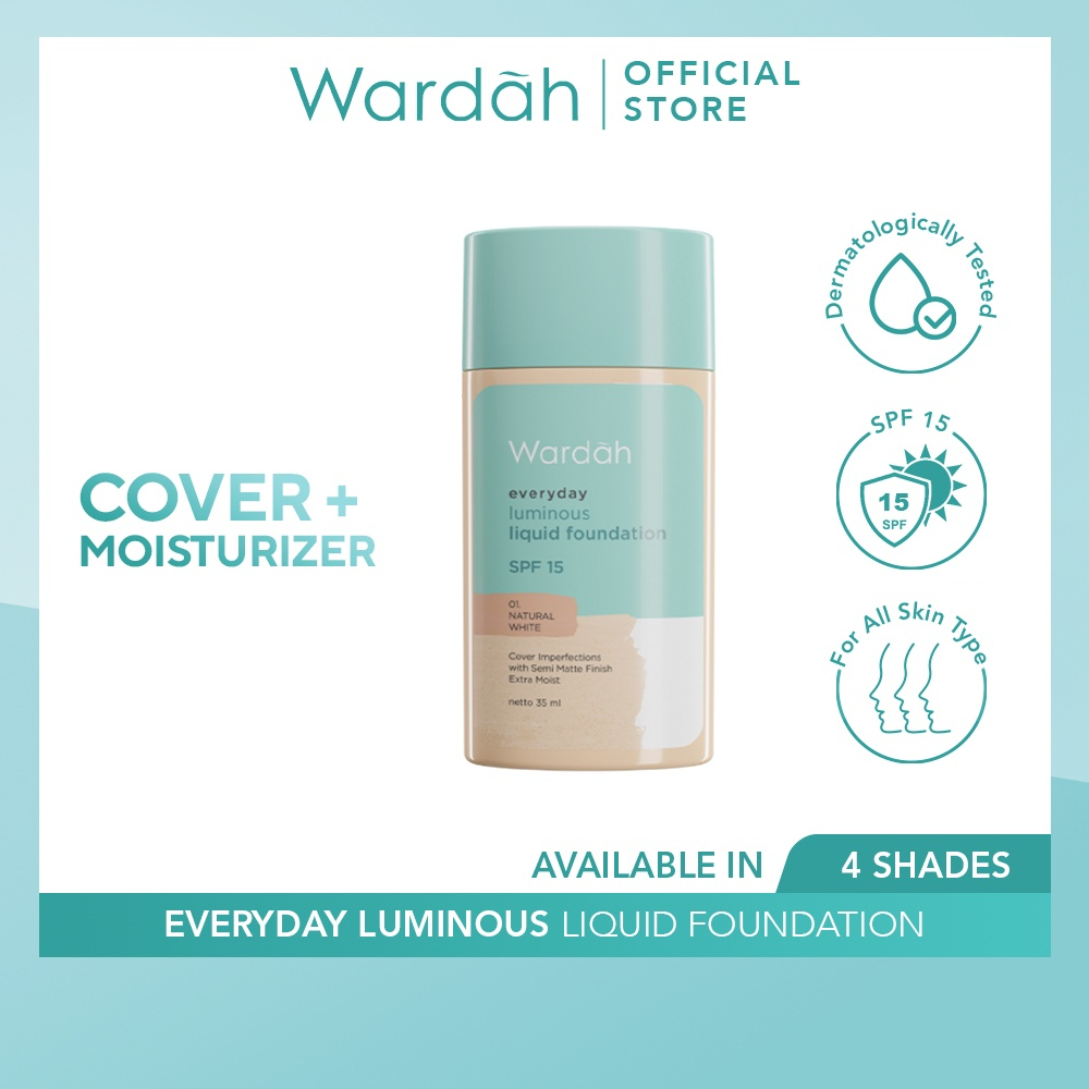 Wardah Everyday Luminous Liquid Foundation 35ML
