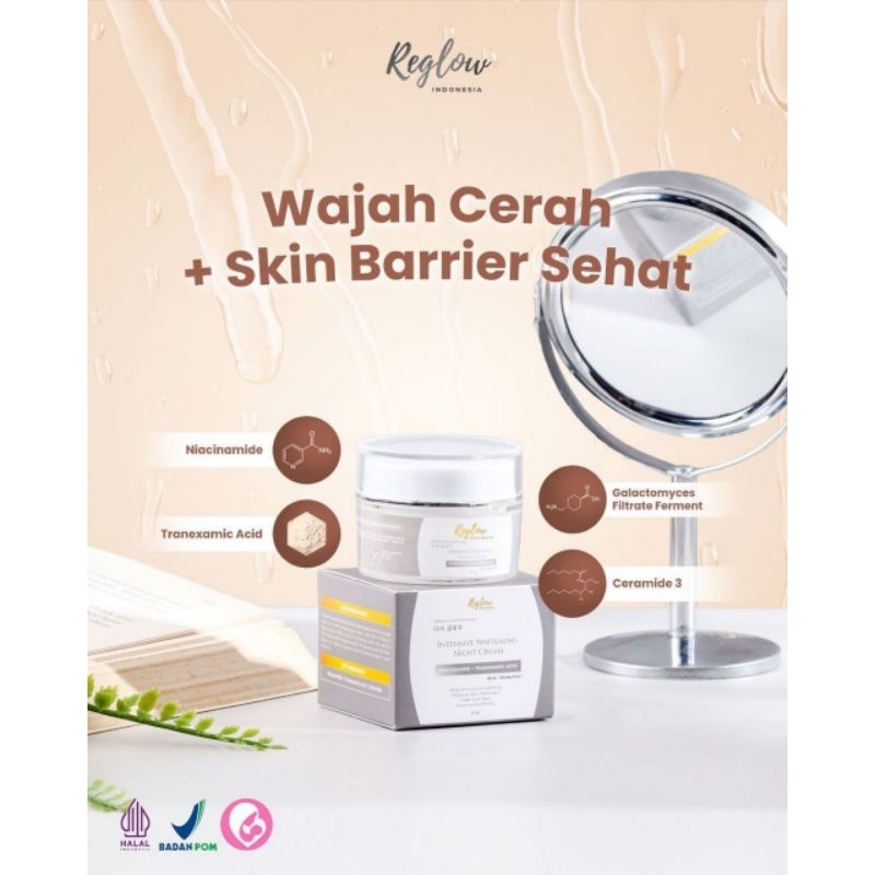 intensive night cream by reglow