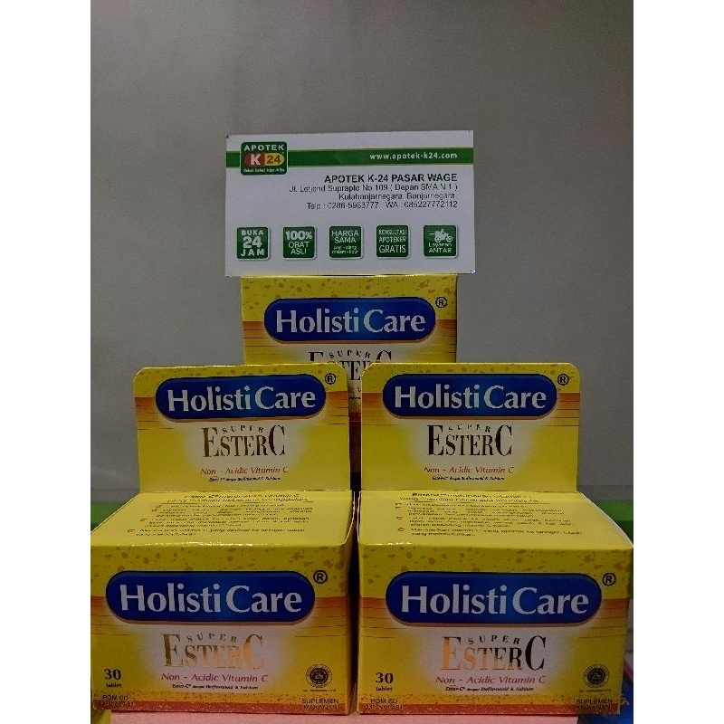 Holisticare Super Ester C Tablet Isi 30 Tablet (per Pcs)