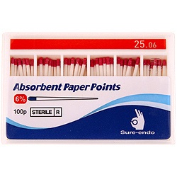 SURE ENDO - Absorbent Paper Points 4% Dan 6%