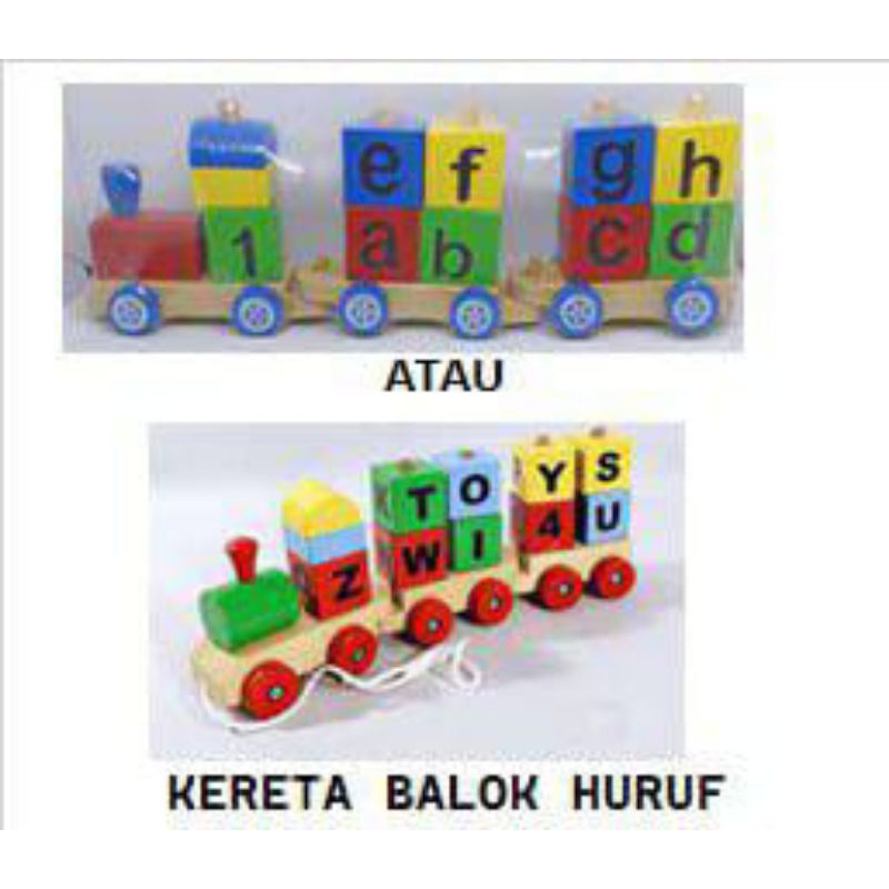 Kereta Balok Huruf