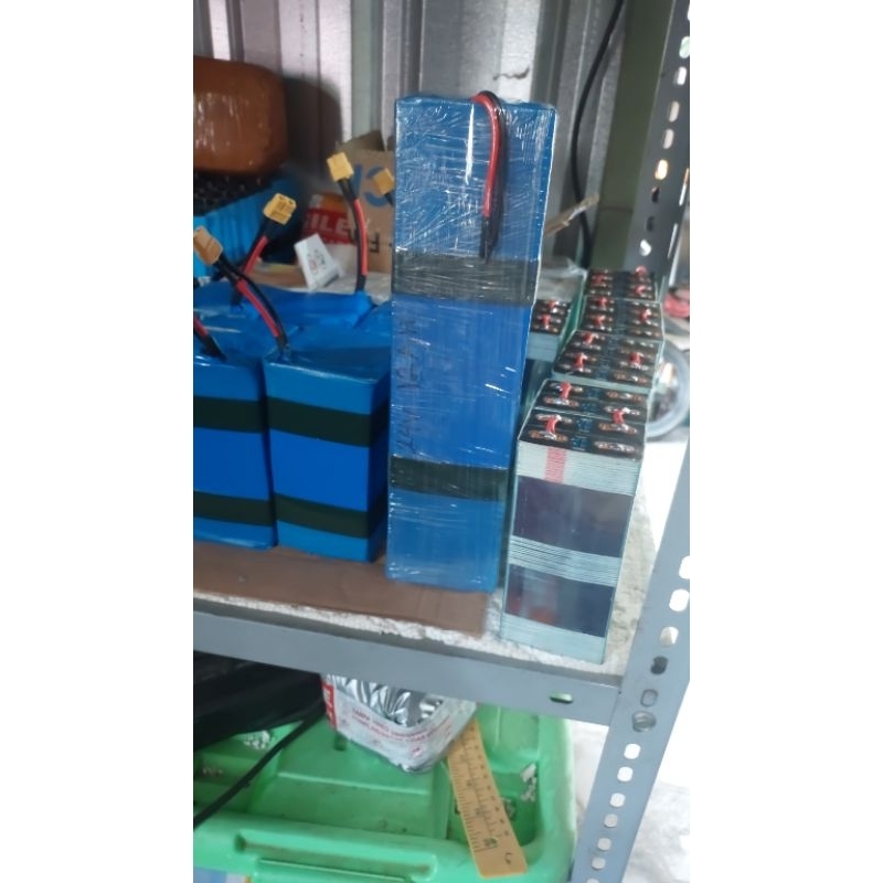 batre lifepo4 6volt 50ah bms wraping