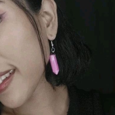 Anting Batu Alam handmade